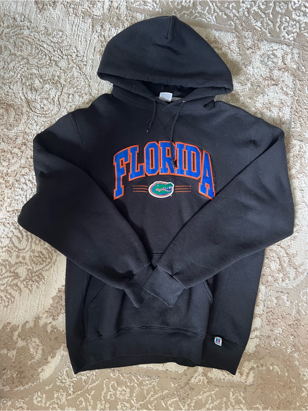 Black Florida Pullover Hoodie with Team Script